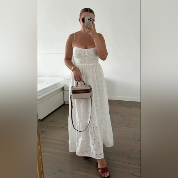 Zara Openwork Embroidery Dress - Picture 3 of 8